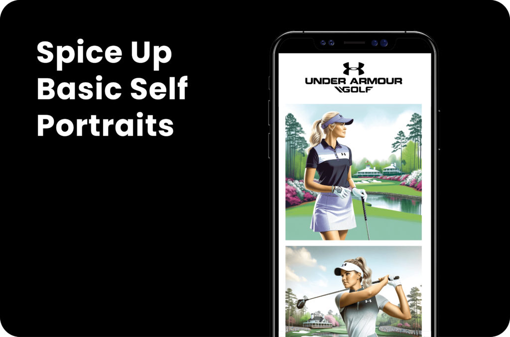 AI-based photo filters offering personalized self-portraits.