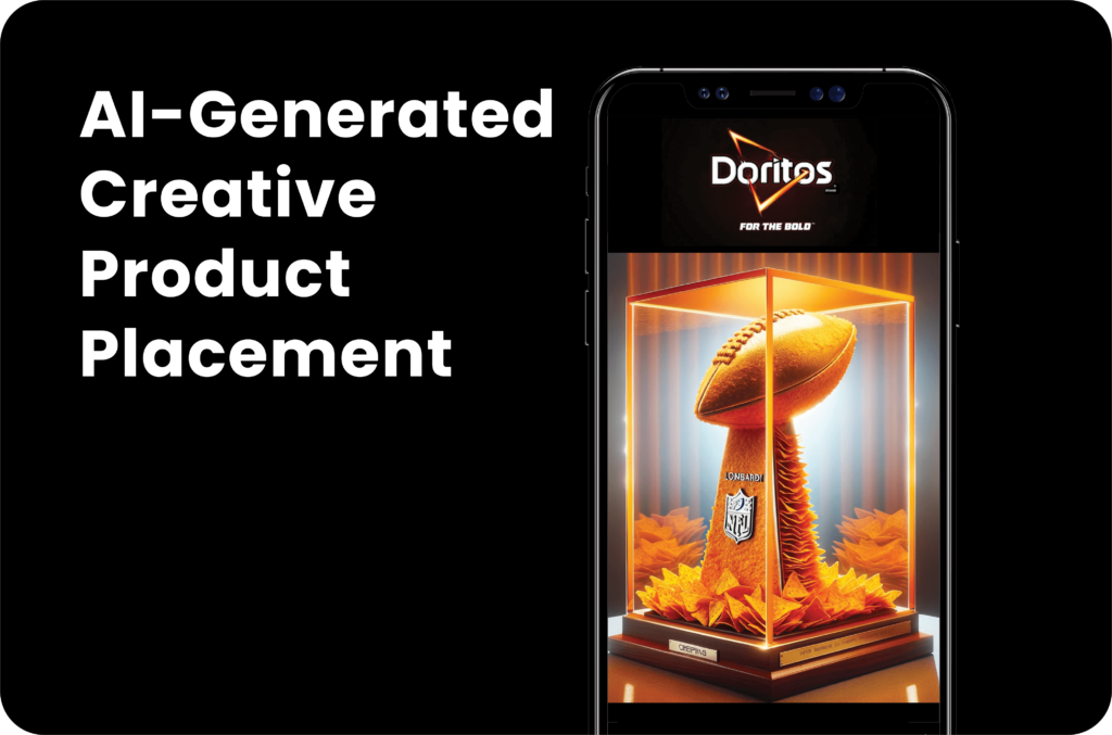 AI technology optimizing product placement for targeted marketing.