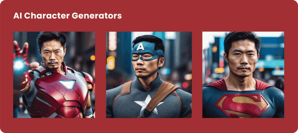 Generative AI character generator