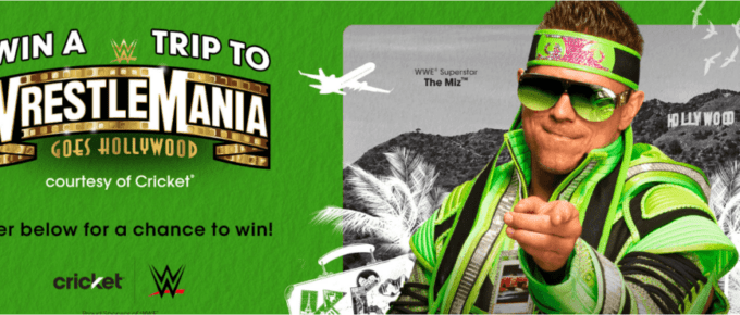 Wrestlemania and Cricket sweepstakes