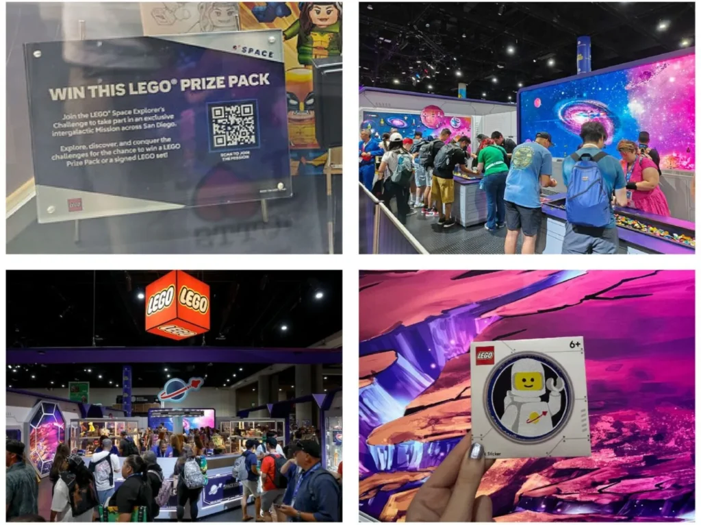 LEGO experiential brand activation